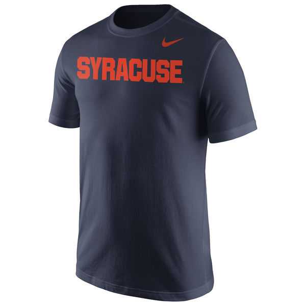 Syracuse Orange Nike Wordmark WEM T-Shirt - Navy Blue,We sell and wholesale Syracuse Orange Nike Wordmark WEM T-Shirt - Navy Blue on line form chian!